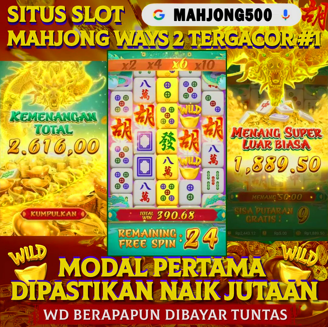 Mahjong500 🧐 Situs Asli Langsung Dari Provider Mahjong PGSoft Paling Terpercaya